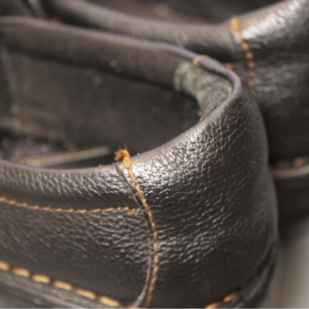 Born Concepts b.o.c. Black Leather Loafers Slip On Comfort Shoes Size 8 / 39 M - Picture 8 of 9